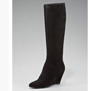 Giuseppe Zanotti Tall suede wedge boots 37
